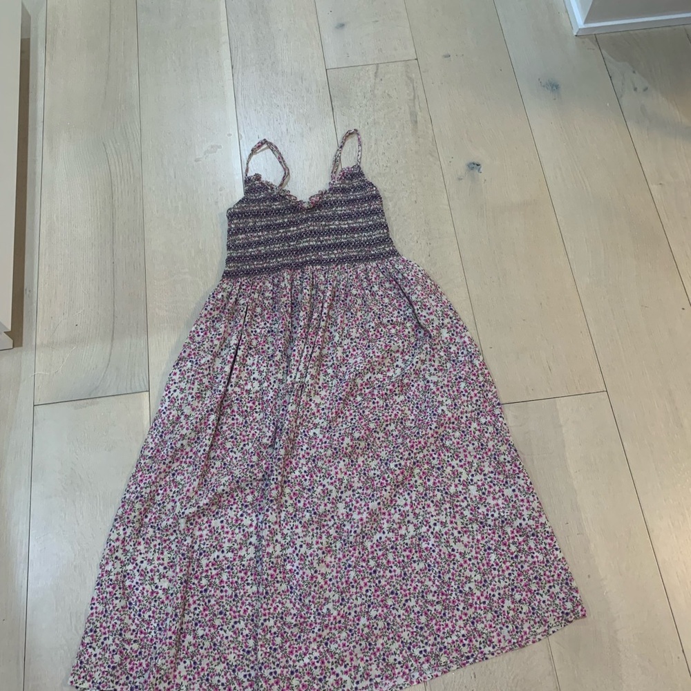 OLIVACEOS midi dress floral size small